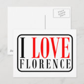 Carte Postale Florence Alabama (Devant / Derrière)