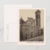 Carte Postale Florence Church Facciata Di S Maria Del Fiore (Devant / Derrière)