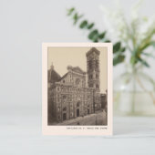 Carte Postale Florence Church Facciata Di S Maria Del Fiore (Debout devant)