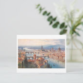 Carte Postale Florence ciel vintage (Debout devant)