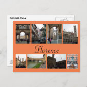 Carte Postale Florence Collage (Devant / Derrière)