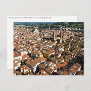 Carte Postale Florence du haut du Campanile - Italie