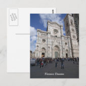Carte Postale Florence Duomo (Devant / Derrière)