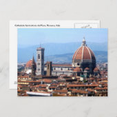Carte postale Florence Duomo (Devant / Derrière)