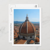 Carte postale Florence Duomo (Devant / Derrière)