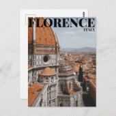 Carte Postale Florence en italie (Devant / Derrière)
