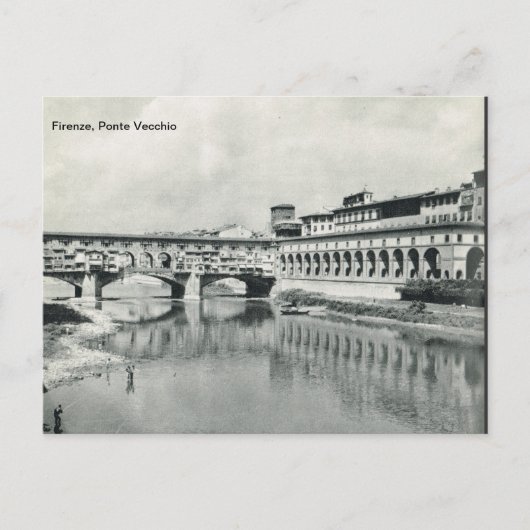 Carte Postale Florence, Florence, Ponte Vecchio (Devant)
