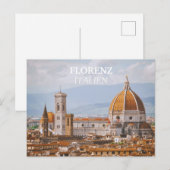 Carte Postale Florence-Italie (Devant / Derrière)
