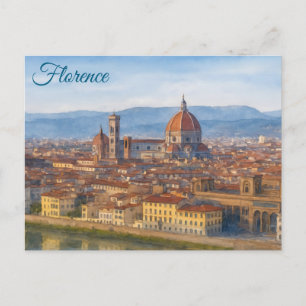 Carte Postale Florence, Italie