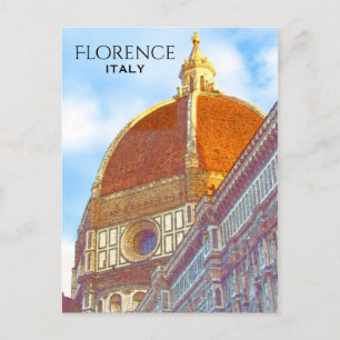 Carte Postale Florence, Italie