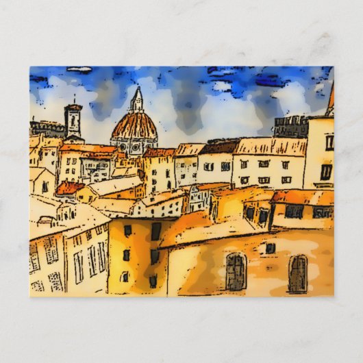 Carte Postale Florence Italie  (Devant)
