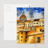 Carte Postale Florence Italie (Devant / Derrière)