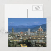 Carte Postale Florence, Italie (Devant / Derrière)