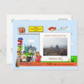 Carte Postale Florence, Italie (Devant / Derrière)