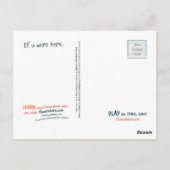 Carte Postale Florence, Italie (Dos)