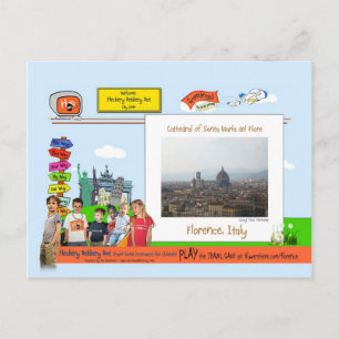 Carte Postale Florence, Italie