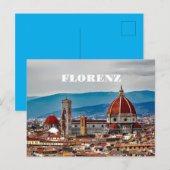 Carte Postale Florence-Italie (Devant / Derrière)