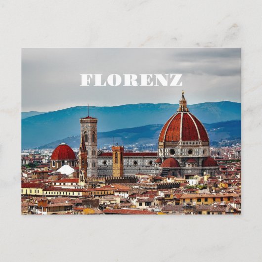 Carte Postale Florence-Italie (Devant)