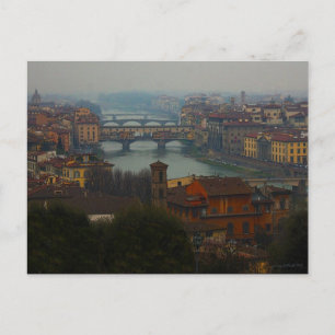 Carte Postale Florence, Italie