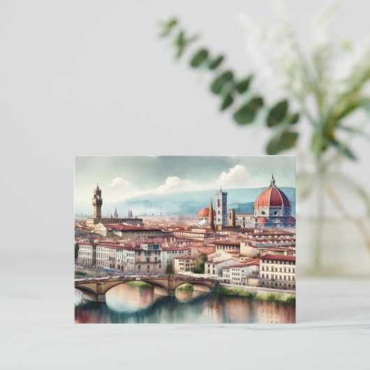 Carte Postale Florence, Italie (Debout devant)