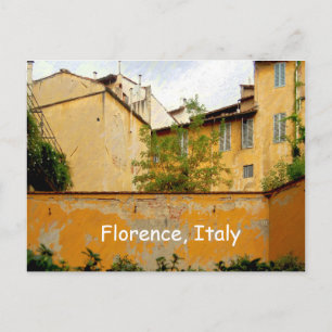 Carte Postale Florence Italie - Architecture Jaune