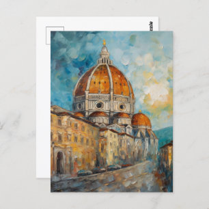 Carte Postale Florence, Italie   Duomo   Style de peinture à l'h