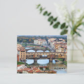 Carte Postale Florence Italie Ponte Vecchio Pont Voyage (Debout devant)