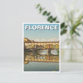 Carte Postale Florence Italie Ponte Vecchio Voyage (Debout devant)