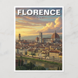 Carte Postale Florence Italie Skyline Travel