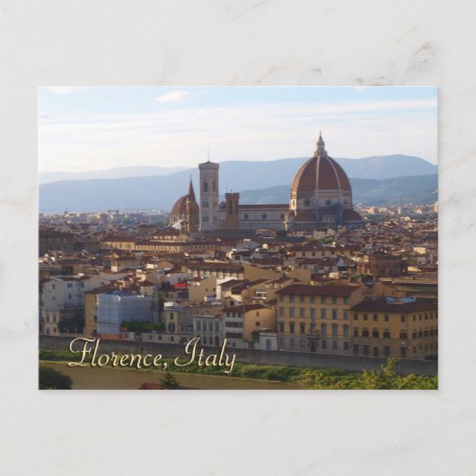 Carte Postale Florence Italie Voyage Keepsaké cadeau (Devant)
