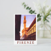 Carte Postale Florence Italie voyage vintage (Debout devant)