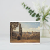 Carte Postale Florence, Les jardins de Boboli par Camille Corot (Debout devant)