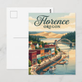 Carte Postale Florence, Oregon (Devant / Derrière)