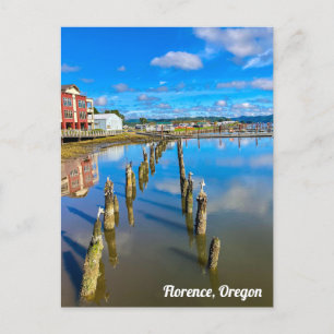 Carte postale Florence Oregon Reflective Waters