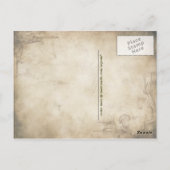 Carte Postale florence, sculpture italienne (Dos)