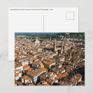 Carte Postale Florence vue depuis le haut du Campanile - Italie