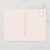 Carte Postale Flores blanches roses rose mariage or (Dos)