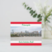 Carte Postale Florianópolis, Père Noël Catarina, Brésil (Debout devant)