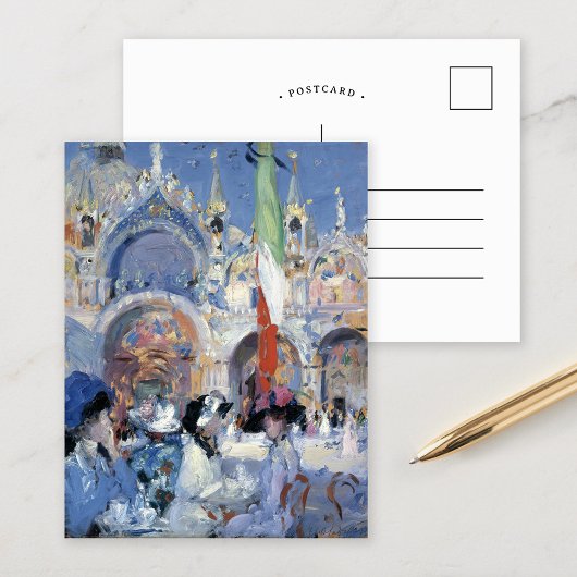 Carte Postale Florian's Café, Venise | Francis Cadell