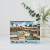 Carte Postale Florida, Hollywood Beach Hotel (Debout devant)