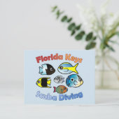 Carte Postale Florida Keys Plongée sous-marine (Debout devant)
