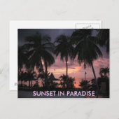 Carte postale Florida Keys Sunset in Paradise (Devant / Derrière)