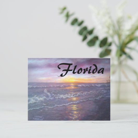 CARTE POSTALE FLORIDA OCÉAN (Debout devant)