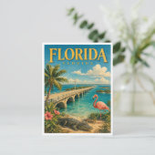 Carte Postale Florida Overseas Highway GeoSaga (Debout devant)