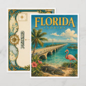 Carte Postale Florida Overseas Highway GeoSaga (Devant / Derrière)