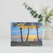 CARTE POSTALE "FLORIDA PALMS PRINTEMPS BREAK POSTCARD" (Debout devant)