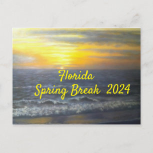 CARTE POSTALE "FLORIDA SPRING BREAK POSTCARD 2024