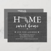 Carte postale FLORIDA State Moving Faire-part Card (Devant / Derrière)