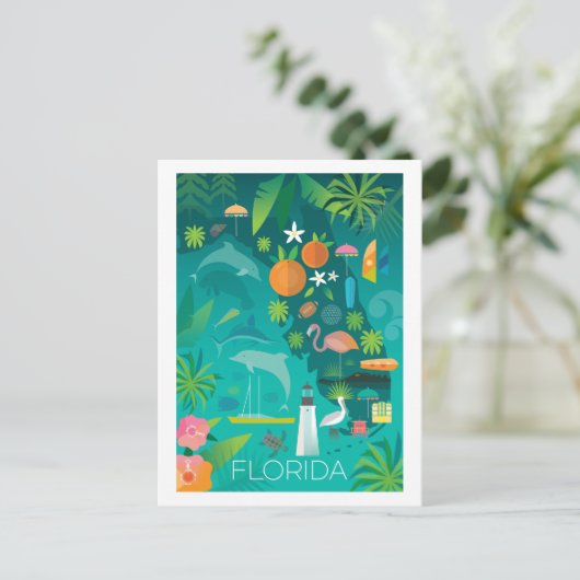 Carte postale Floride (Debout devant)