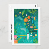 Carte postale Floride (Devant / Derrière)